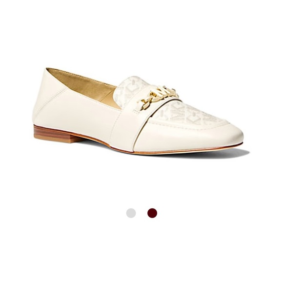 Michael Kors Loafers with Gold Chain Accent - Picture 1 of 3